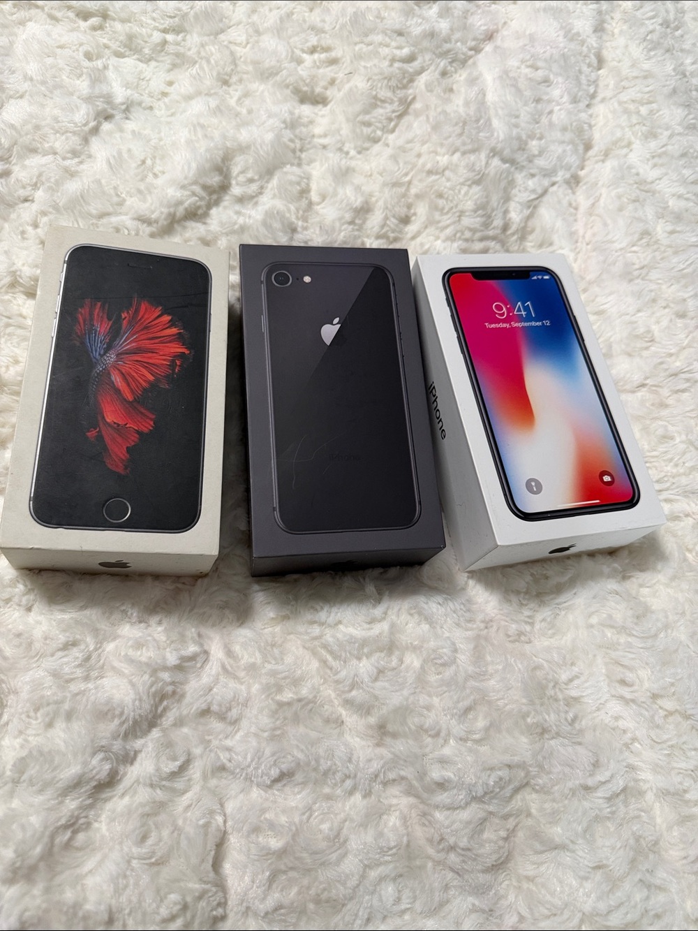 Apple iPhone Box Lot with Black and White Packaging 3 for $10